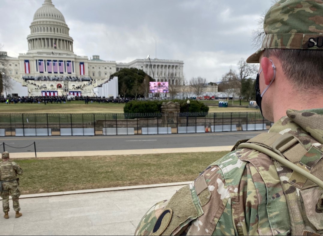 VANG Soldier Standing Guard