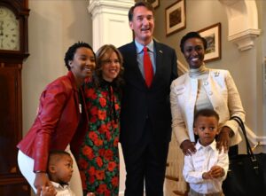 Virginia Governor Glenn Youngkin and the First Lady of Virginia Suzanne S. Youngkin