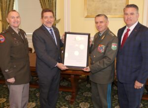 Gen. Col. Rajabali Rahmonali receives House Joint Resolution No. 673