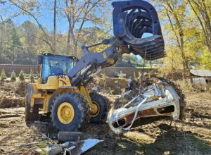 Virginia National Guard Airmen assigned to the 203rd Rapid Engineer Deployable Heavy Operational Repair Squadron assist with hurricane response operations Oct. 18-19, 2024,