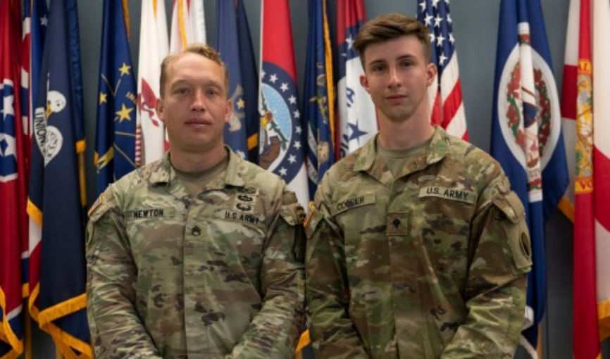Staff Sgt. Frederick Newton and Spc. Javan Cooper are named NCO and Soldier of the Year after winning the 2026 VaARNG Best Warrior Competition.